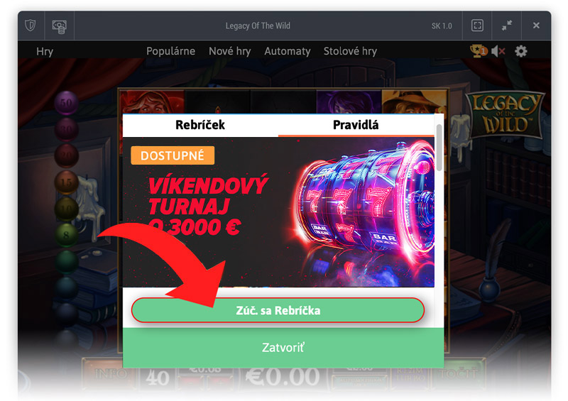 DOXXbet Kasíno casino online hry - Víkendový turnaj o 3000 €