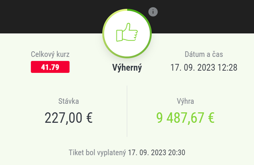 DOXXbet Výhry mesiaca 