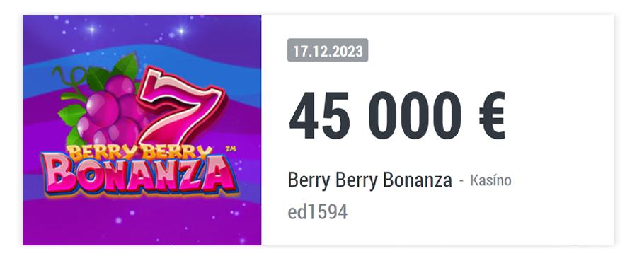 DOXXbet Výhry mesiaca 