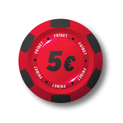 DOXXbet Fríbet 5 € Fríbet v hodnote 5 € v červenom čipe