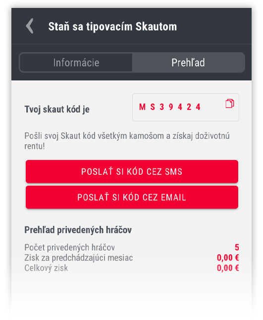DOXXbet Športové tipovanie - Skaut bonus - Skaut kód